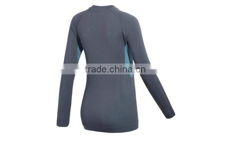 Women's Anti-Odor Bamboo Charcoal Seamless Thermal Underwear, Skiing Base Layer, Dri Fit Seamless Underwear for Women