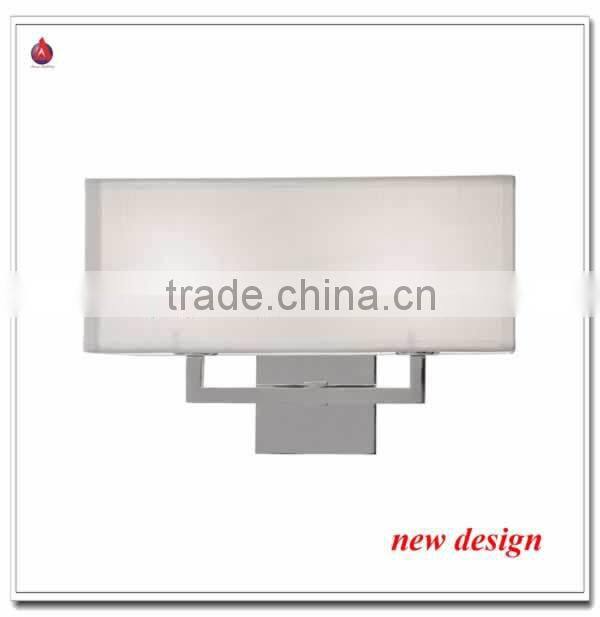 hot design cheap wall sconce very popular in North Amerca in brushed nickel