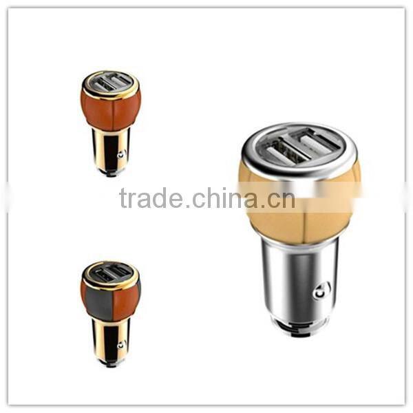 2 Port Universal Mobile Phone Charger 2016 New Highspeed 2.4A USB Car Charger