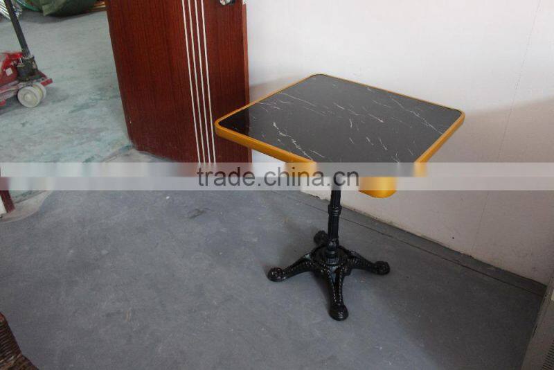 Fancy antique dining room cast iron table base for patio F31