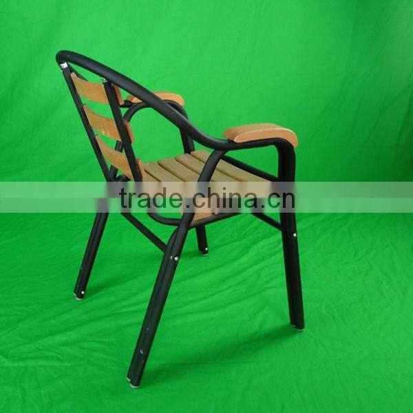 restaurant furniture cafeteria relaxing modern wooden mental dining set YC009 YT6