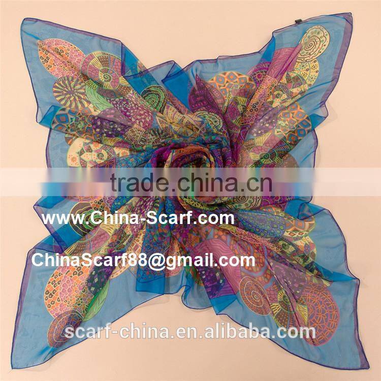 Silk scarf beach scarf shawl