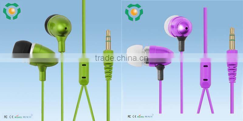 shezhen factory fashion earphone with ROHS approval