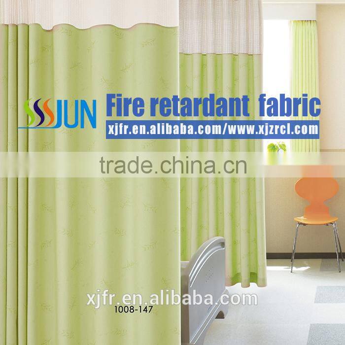 High-grade beautiful Permanent Flame retardant fabric for Medical partition curtain