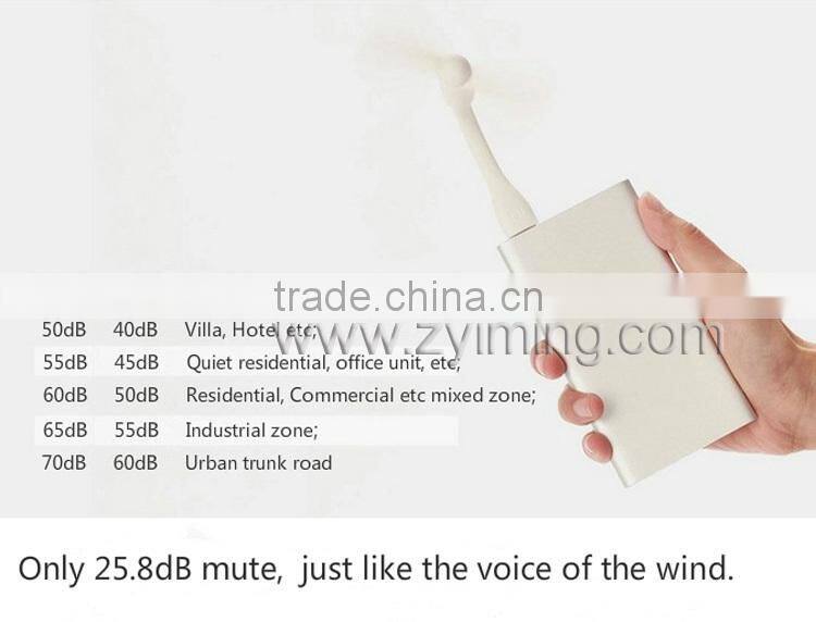 Zyiming hot selling summer mini fan YM-F18micro usb fan with strong wind