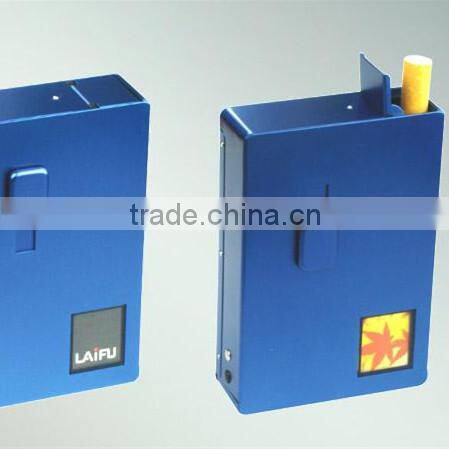 Hot selling automatic cigarette case with lighter windproof lighter/cigarette case with usb lighter