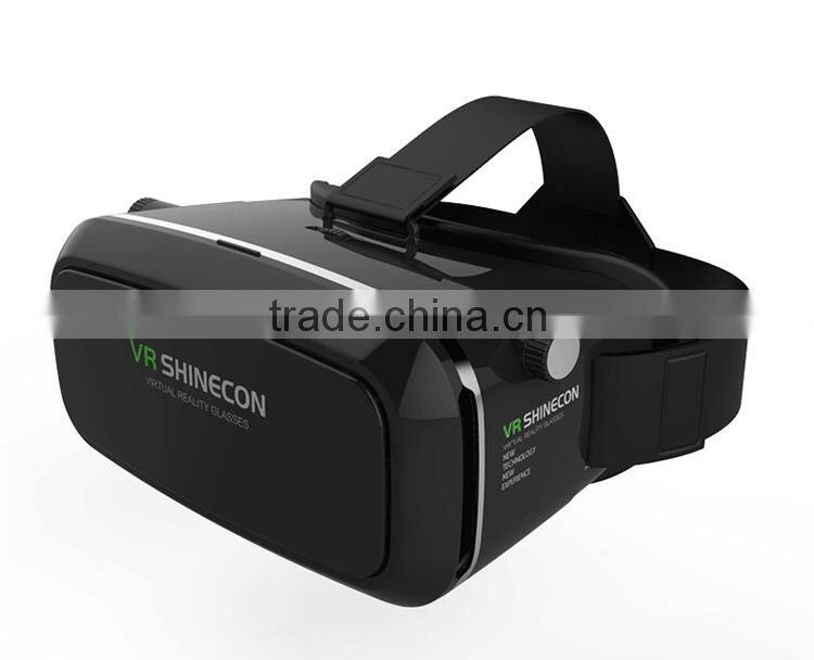 Cardboard Virtual Reality VR BOX VR shinecon 3D glasses For sale with factory price