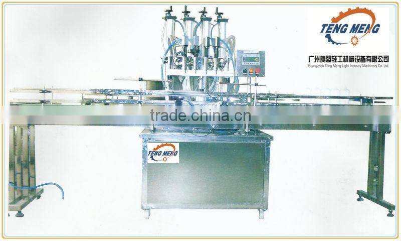 2014 newest 4 nozzles milk yoghourt water filling machine
