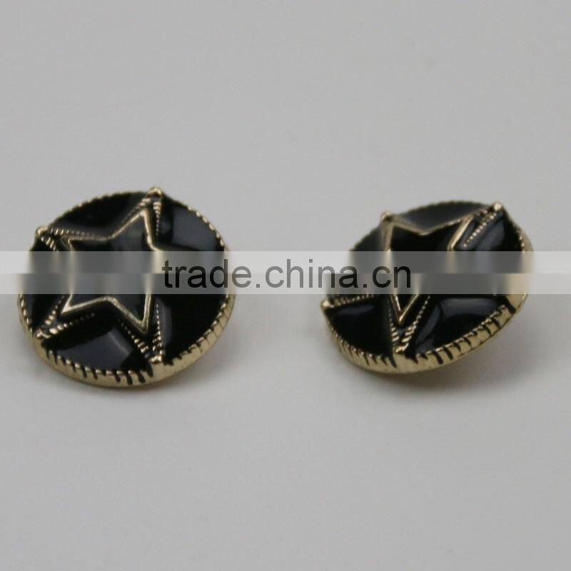 New fashion metal rhinestone button in bulk