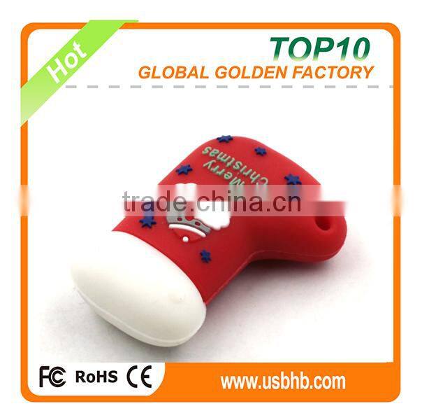 High quality Stockings shape u Disk for christmas gift