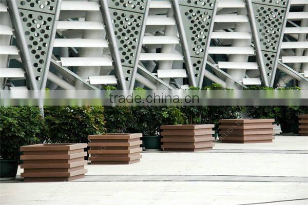 FRSTECH composite wood elephant flower pot WPC flower pot