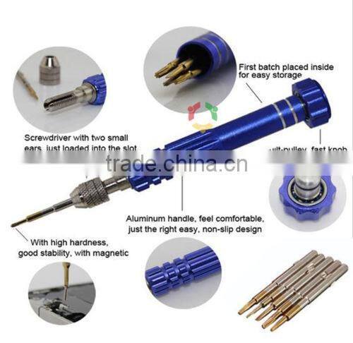 6 in1 Repair Open Tools Kit Screwdrivers Set For Phone