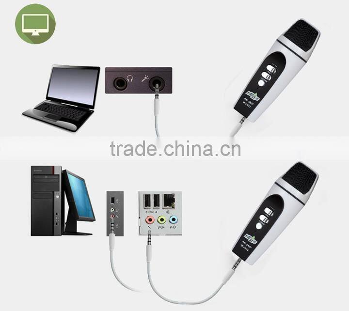 MC-919 karaoke mini microphone handheld recording mobile phone ktv