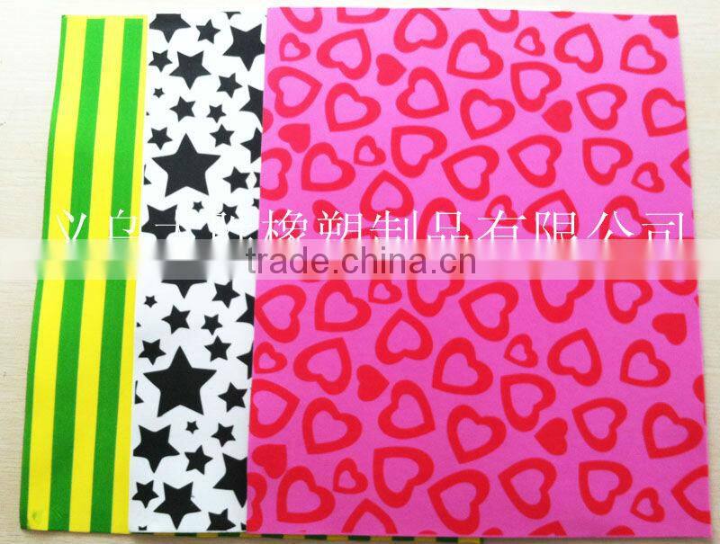 COLORS EVA WITH PRINTING PATTERN SIZE:40*60cm