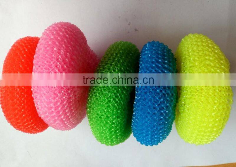 galvanized scourer plastic mesh scourer