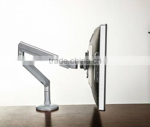 jiaxing swing armArticulating monitor arms with integrated cable management 18" to 28" Lcd monitor arm
