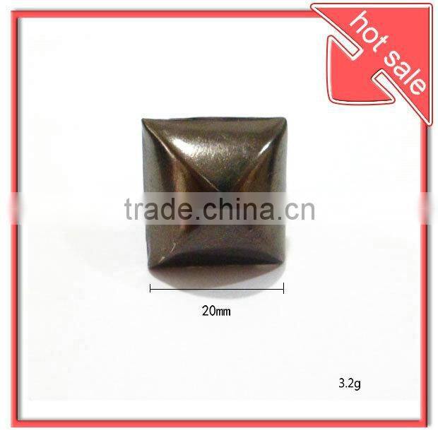 gunmental pyramid rivets. bag rivets and studs for handbag /leather belt