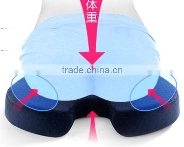 Hemorrhoid Orthopedic Comfort Coccyx Foam Seat Cushion -Navy Blue