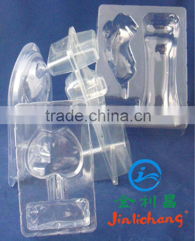 Customize clamshell with insert card