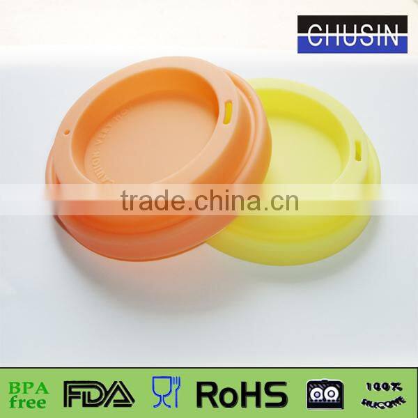 non-toxic and safe silicone glass tea cup lids
