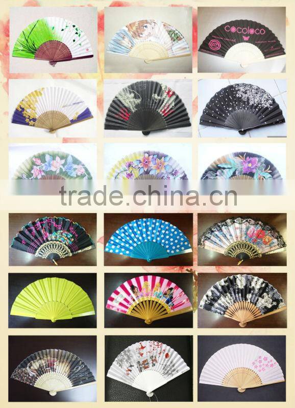 2014 high quality promotional hand held fan