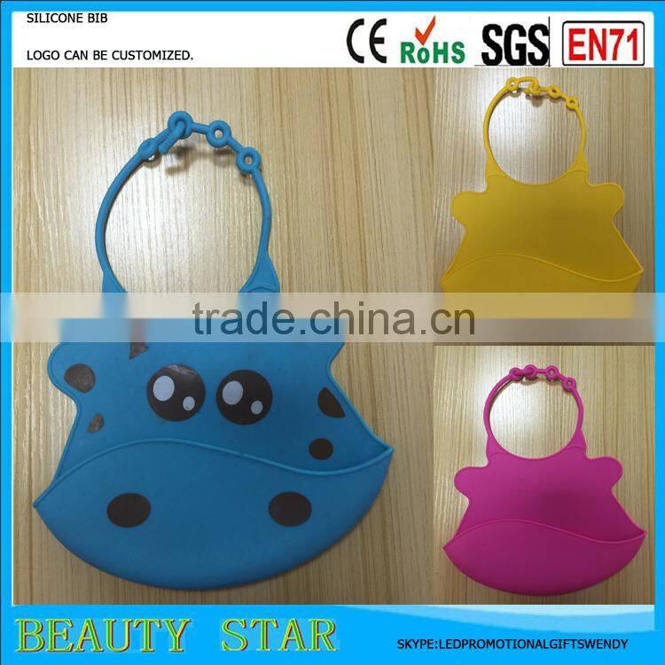 High quality Baby Bib,waterproof silicone Baby bib,durable&and easy washable Baby bib factory