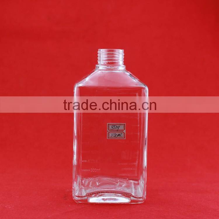 High quality 1000ml glass bottle glass 1L bottle glass spirit wine bottle