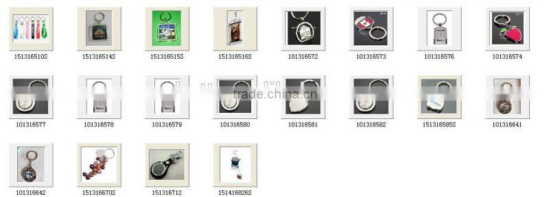 high quality promotion custom leather keychain