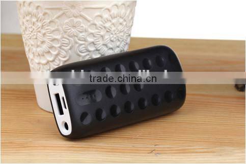 portable 18650 battery power bank 4000mAh with LED flashlight