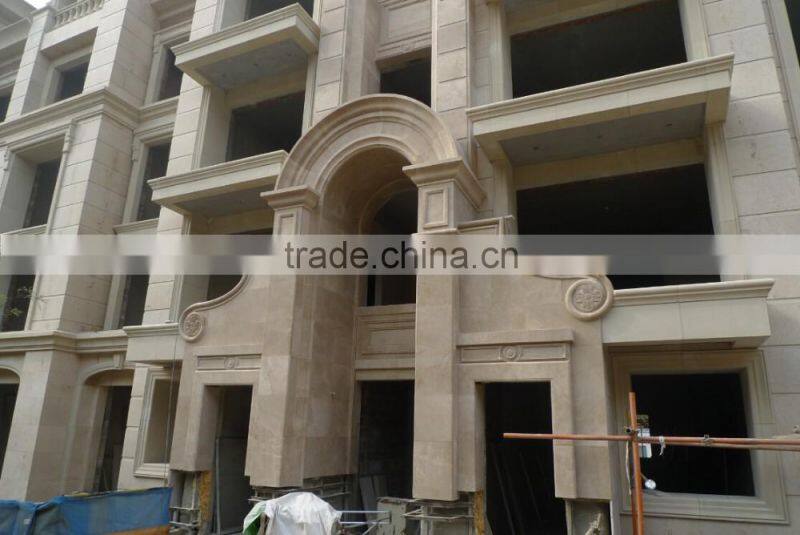 Bank building facade decoration limestone exterior wall designs