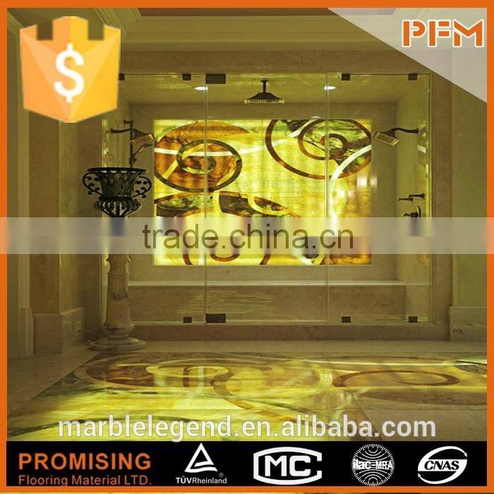 Light Brown Granite and marble stone flooring pattern