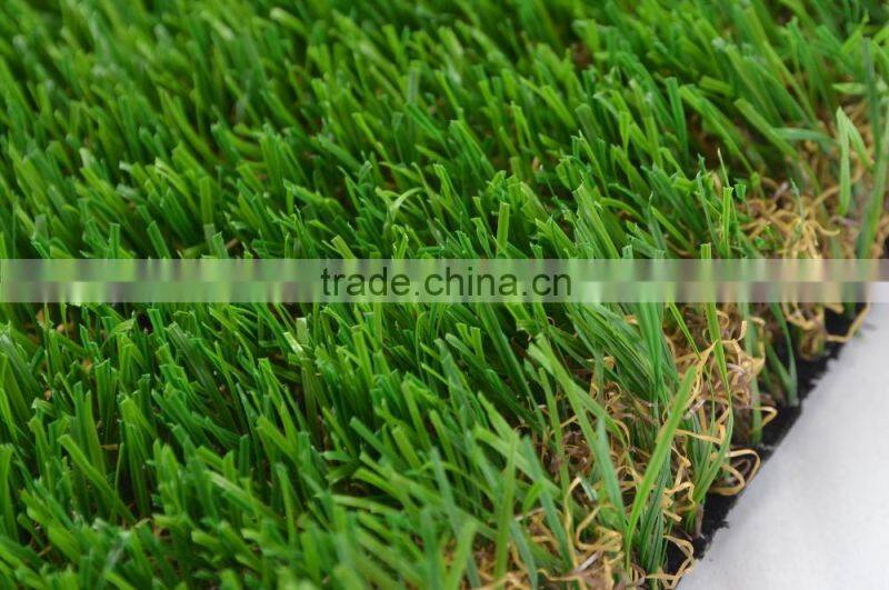 Good upright landscaping synthetic grass with stem shape