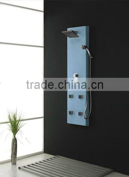 shower panel, bathroom shower,full pink