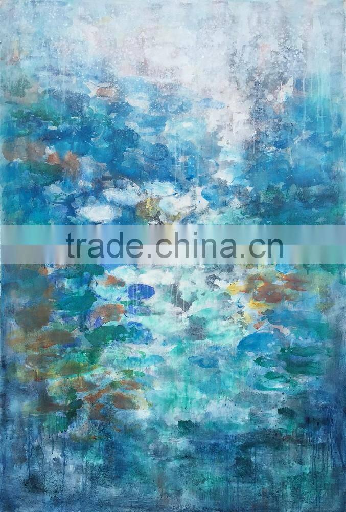 Famous Handmade Natural Beautiful Abstract Scenery Oil Painting On Canvas