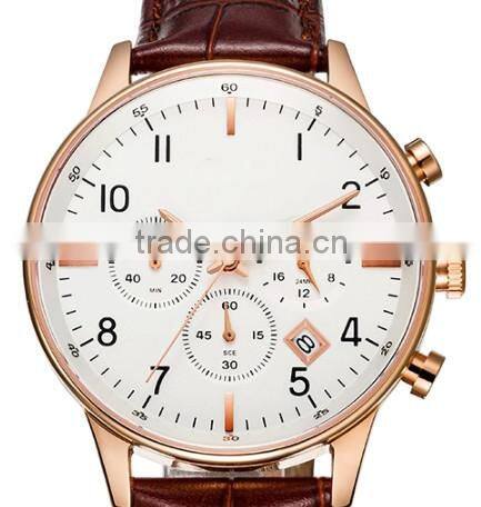 stainless steel quartz watch water resistant 5ATM