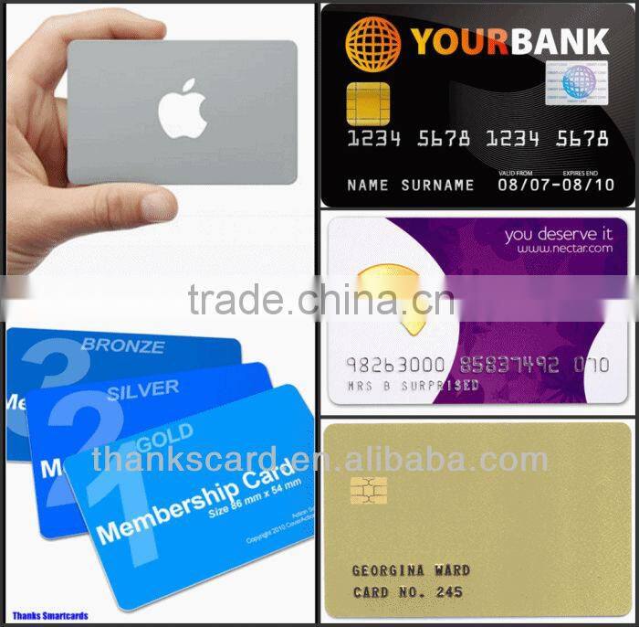 Free Design !! PMS color printing membership card/silk printing member card