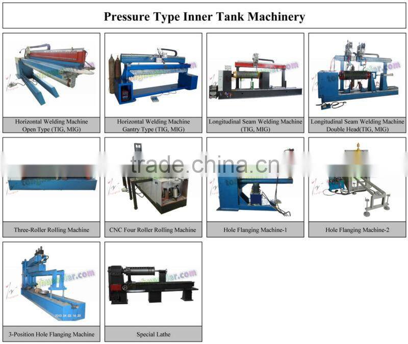 vacuum tube solar water heater inner tank production line