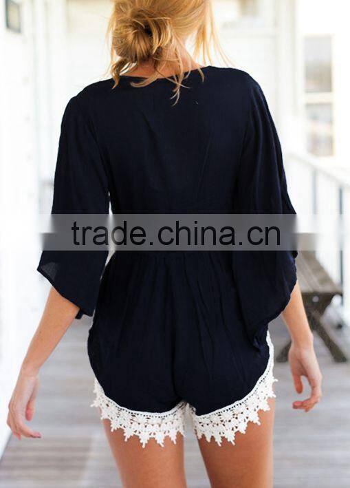 2015 new design sexy beachwear for women white and black beach dress casual women dress wholesale