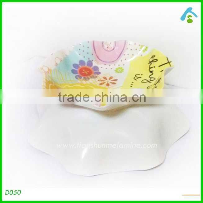 Creative Flower Shaped Plastic Fruit Plate Candy Tray Melon Snack Dishes