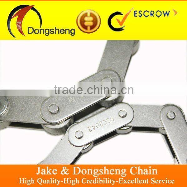 Double Pitch Stainless Steel Conveyor Chains C2042SS / C208AL