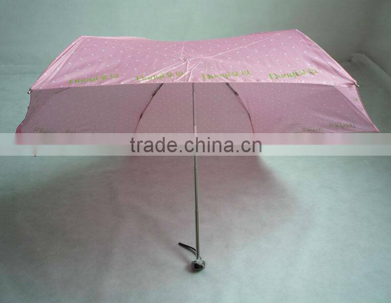 Mini 5 folding umbrella with rabbit shape case