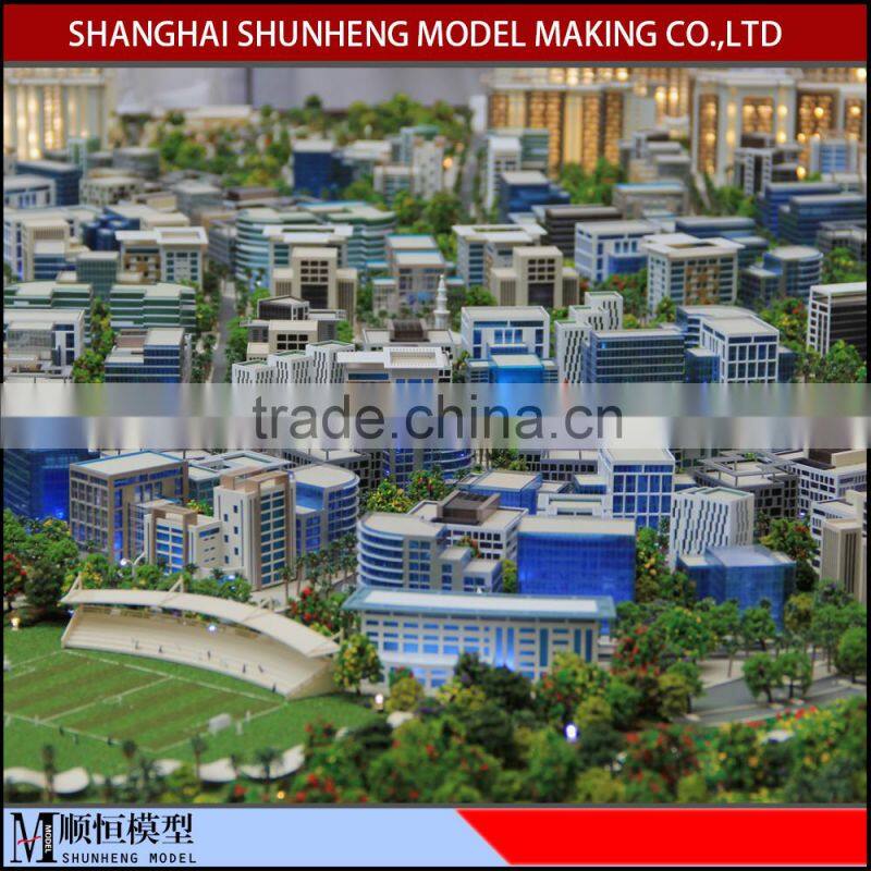 Maquettes Architectural scale model of residential building/building scale model making