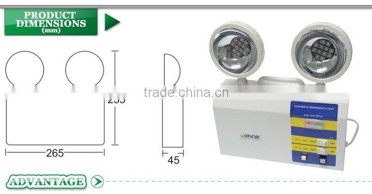 OEM lead-acid rechargeable led twinspot emergency light