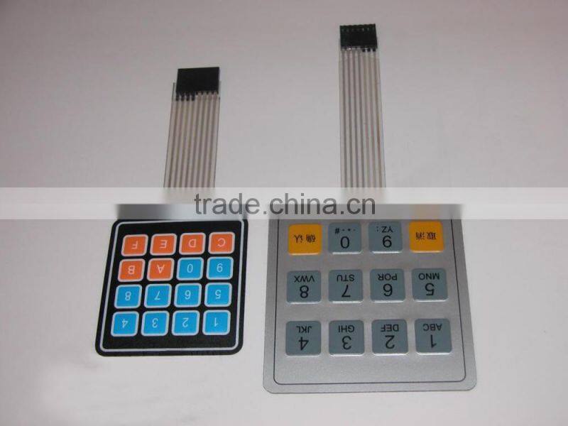 EL membrane switch with soft light super thin
