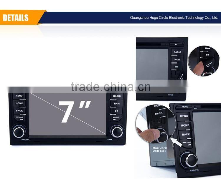 7 Inch 2 din USB flash drive car dvd player with GPS for audi