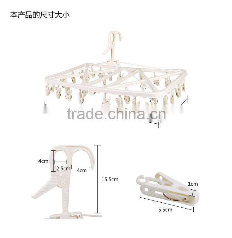 plastic cloth hanger & hook