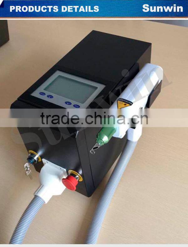 Portable q switched nd yag laser tattoo removal SW-61E