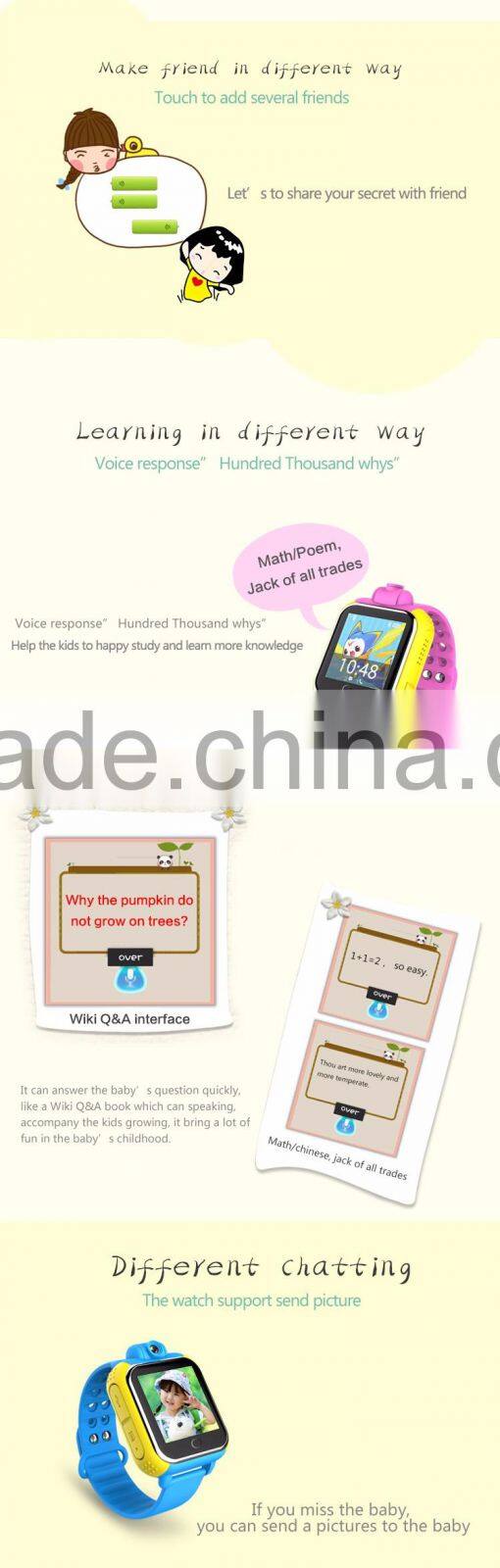 2016 gps wrist cell phone watch 3g wifi gps tracker watch