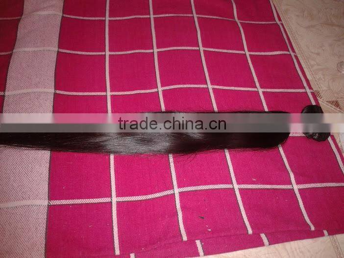 100% unprocessed Indian virgin remy human hair extension/bulk