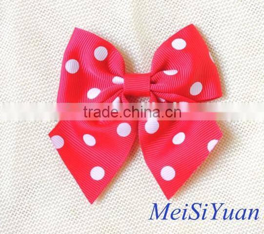 Factory direct selling polyester bow women hair accessories hair bows for girls boutique wholesale hair bows satin ribbon bow